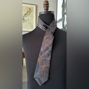 Christian Dior Vintage Paisley Tie